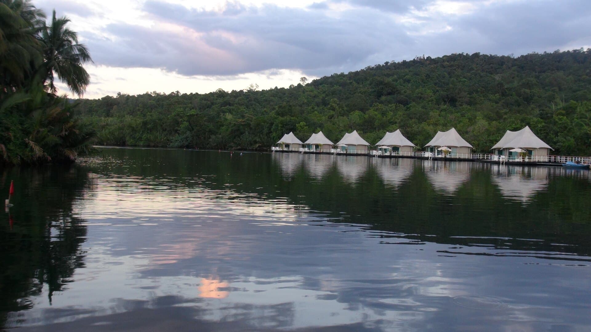 A floating lodge on the Tatai River, Koh Kong Province