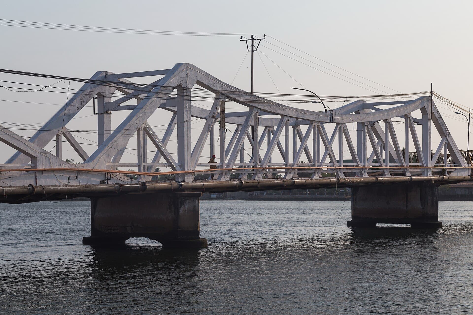 The old bridge in Kampot