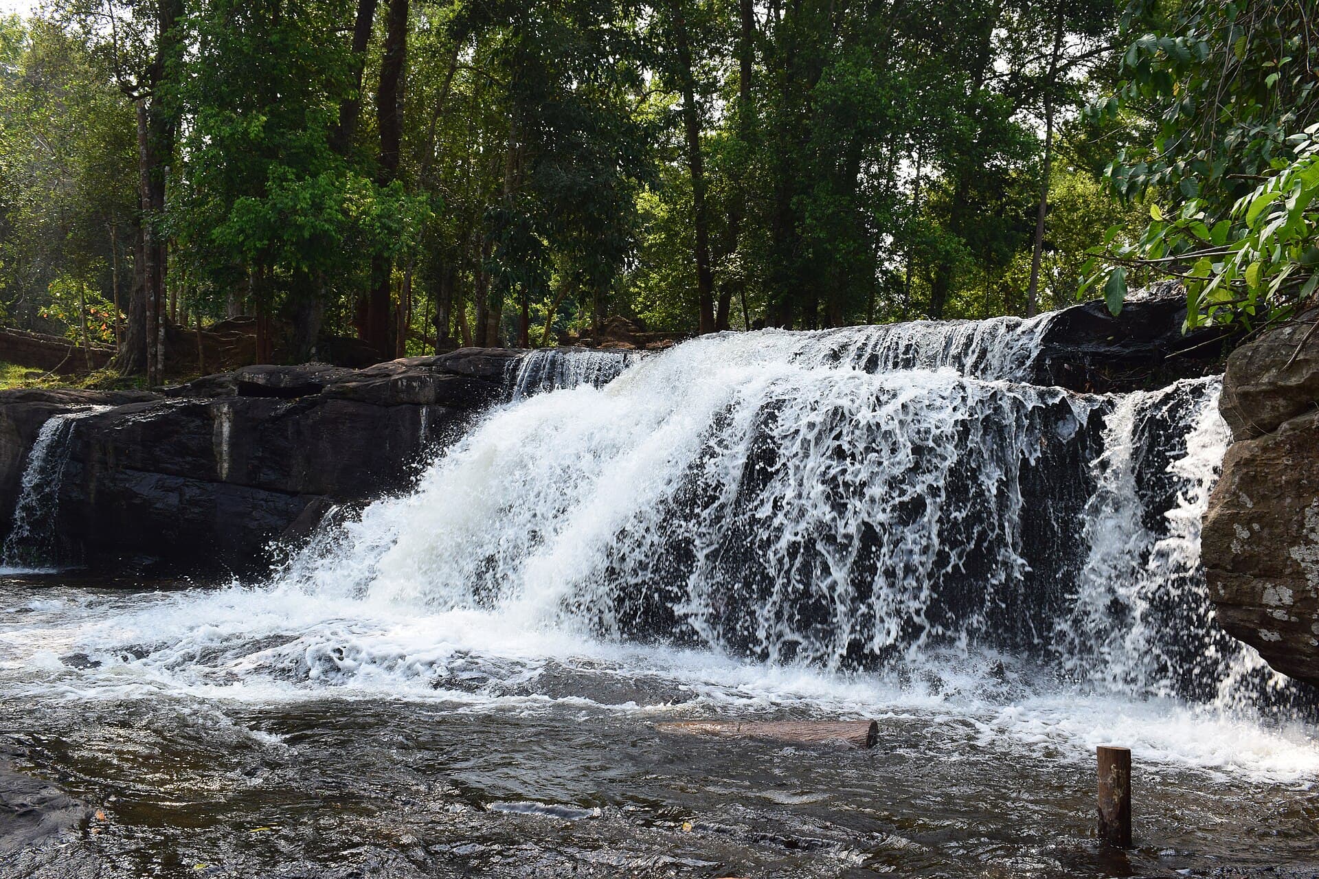 A waterfall in Phnom Kulen National Park