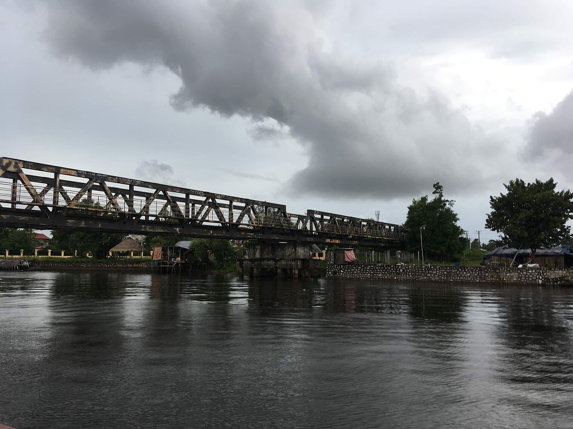 The railway bridge in Kampot