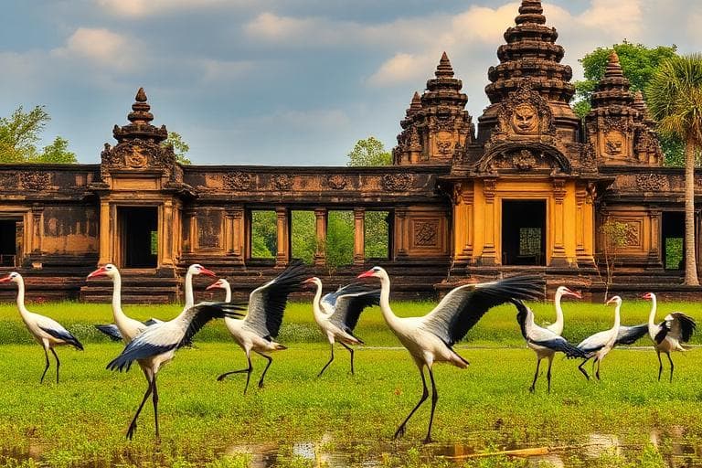 Banteay Meanchey province landscape, Cambodia