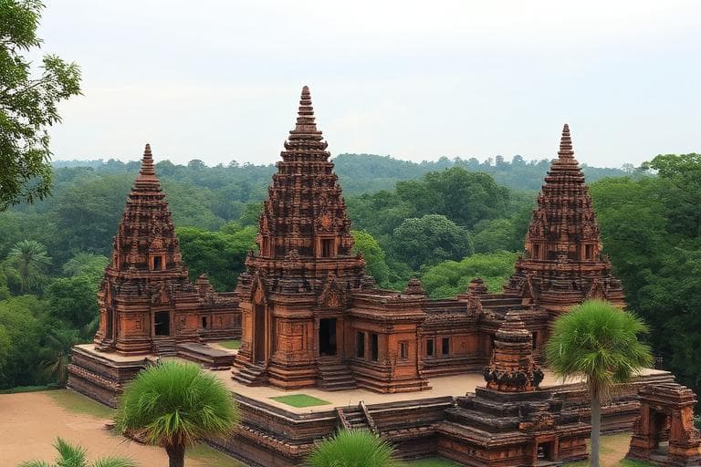 Kampong Thom province landscape, Cambodia