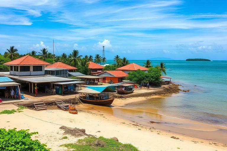 Kep province landscape, Cambodia