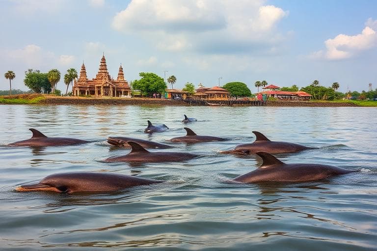 Kratie province landscape, Cambodia