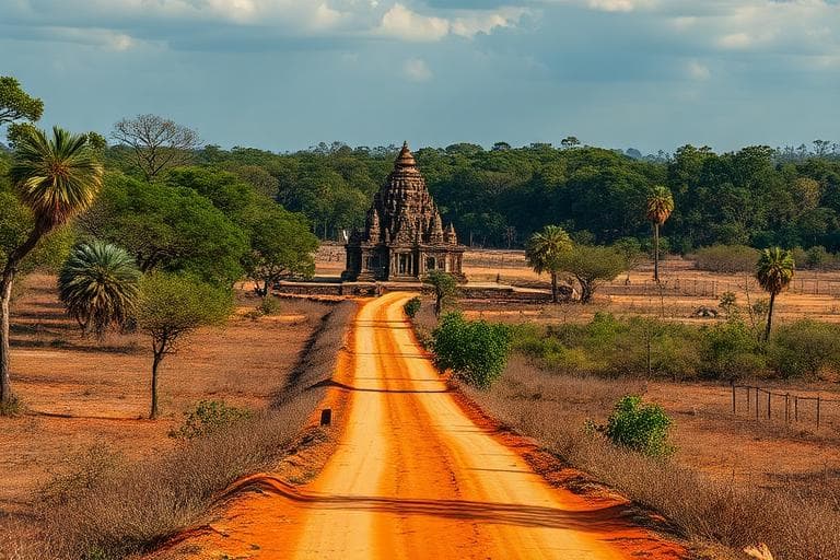 Oddar Meanchey province landscape, Cambodia