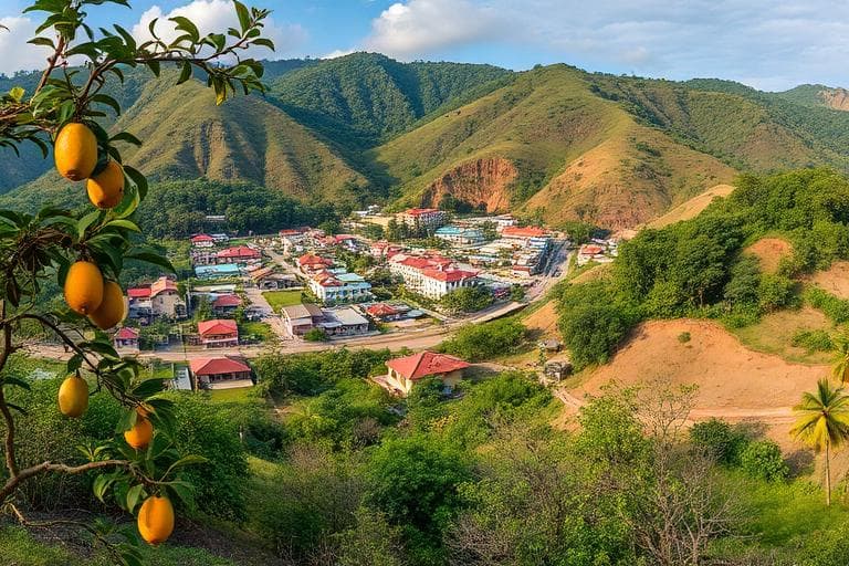 Pailin province landscape, Cambodia