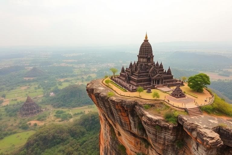 Preah Vihear province landscape, Cambodia