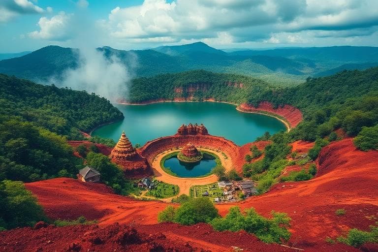 Ratanakiri province landscape, Cambodia