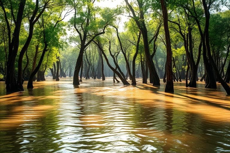 Stung Treng province landscape, Cambodia
