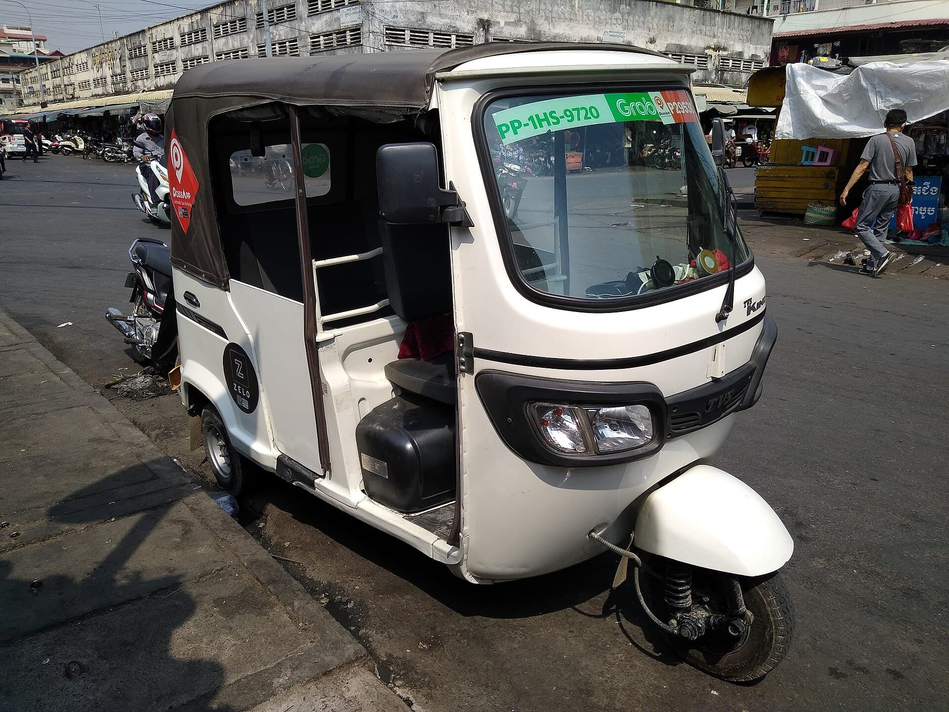 A tuk-tuk in Phnom Penh