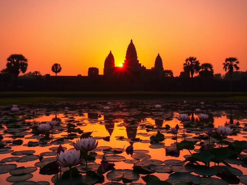 Angkor Wat at sunrise