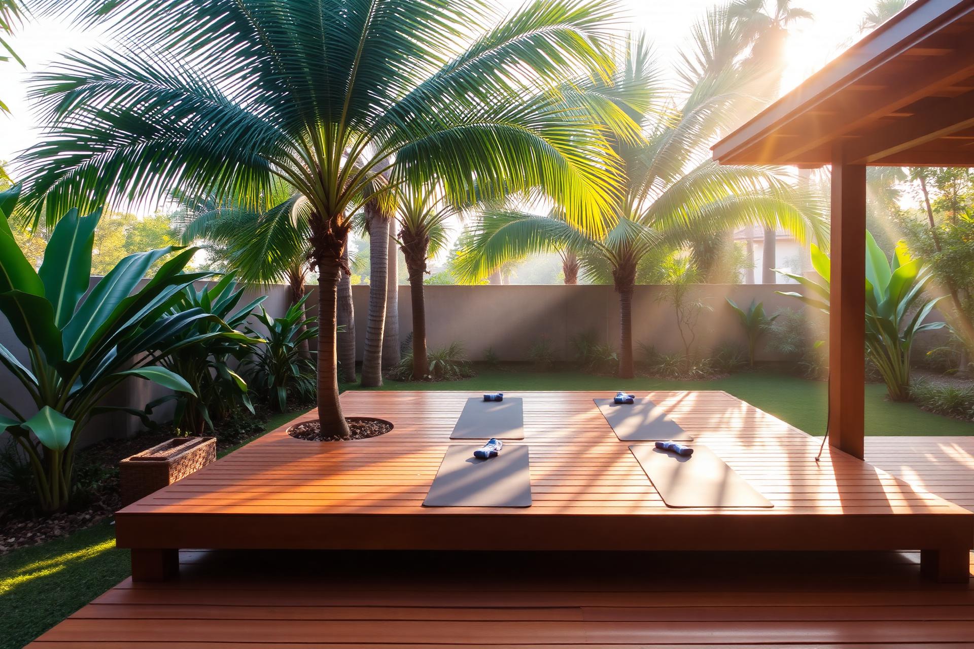 AngkorHUB - Outdoor yoga deck
