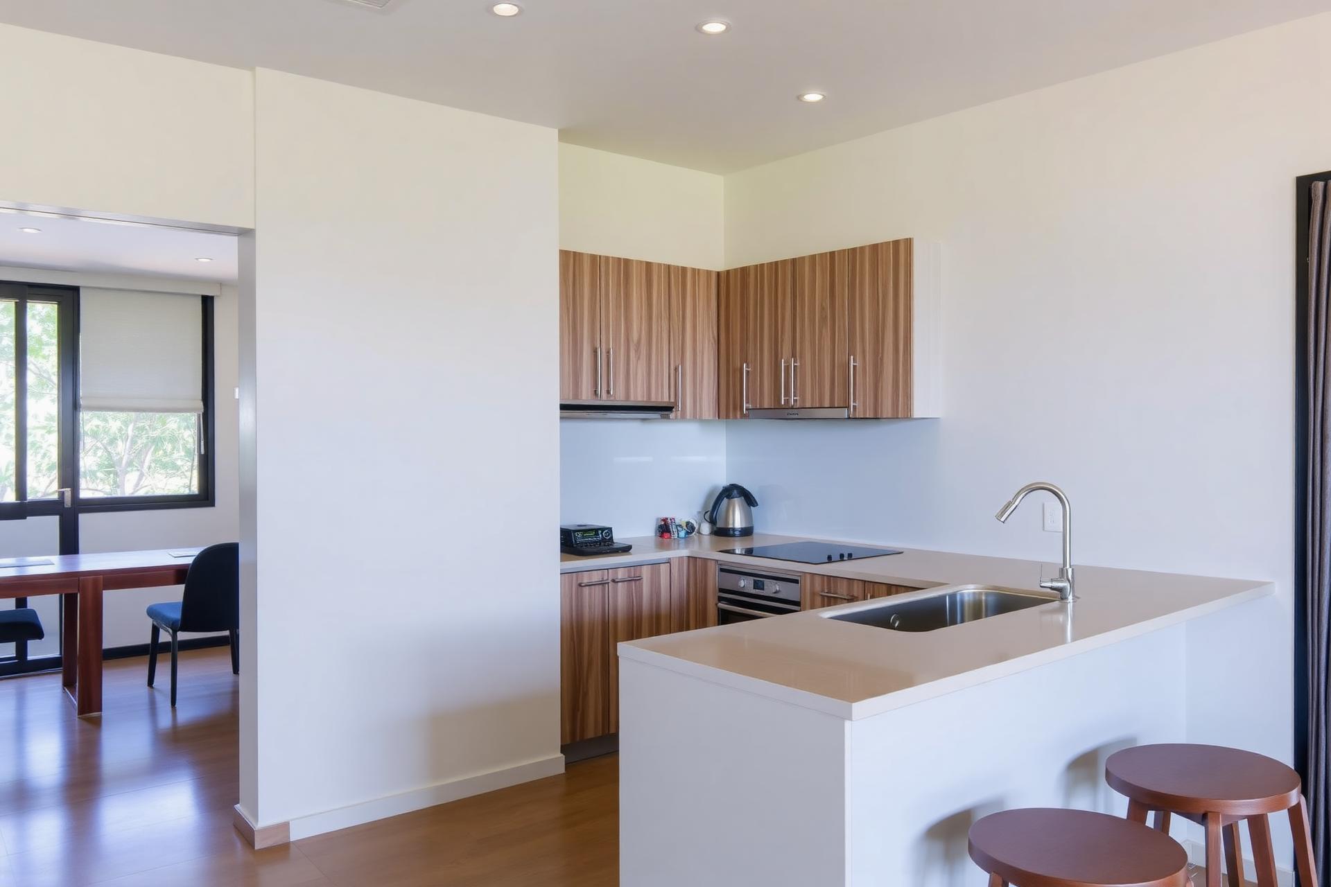 Modern apartment kitchen