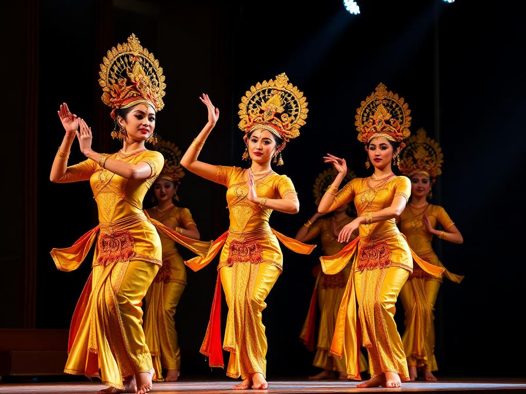 Traditional Apsara dancers