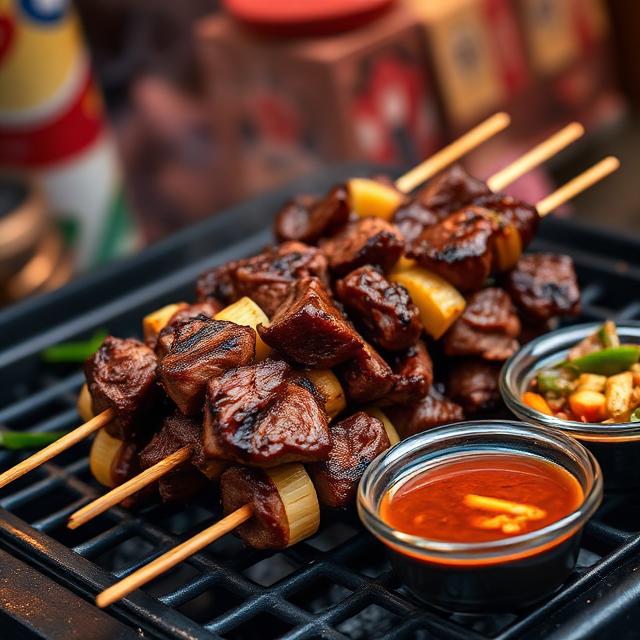 Sach Ko Ang — សាច់គោអាំង
