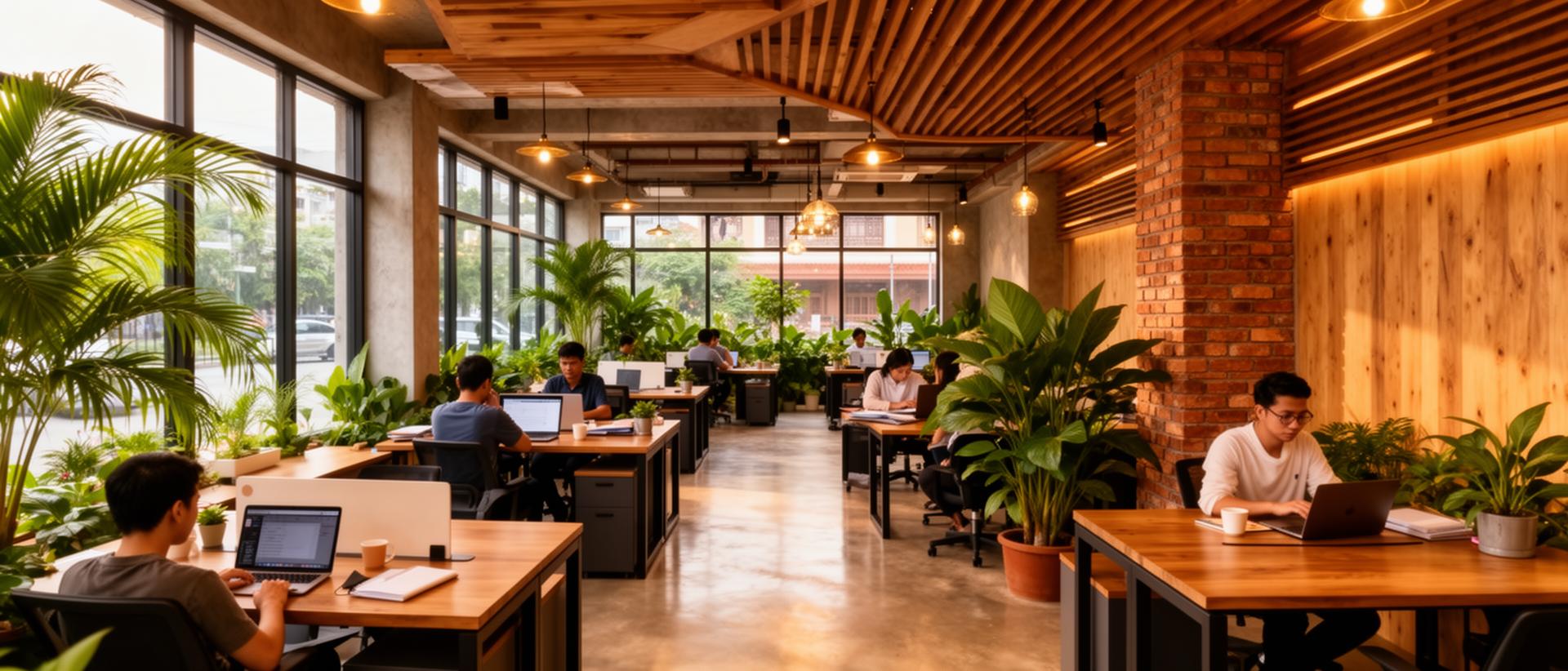 Suzy Time Café coworking space in Phnom Penh