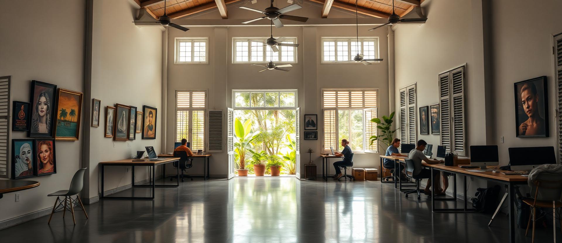 The Hub Battambang coworking space in Battambang