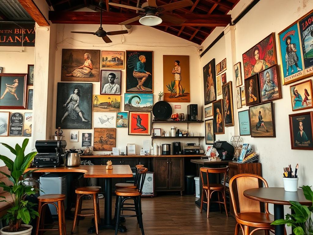 The Hub Battambang - Artistic coffee bar