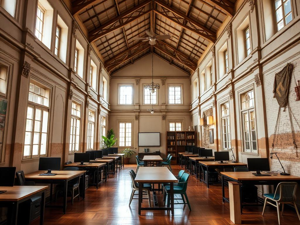 The Hub Battambang - Colonial building workspace