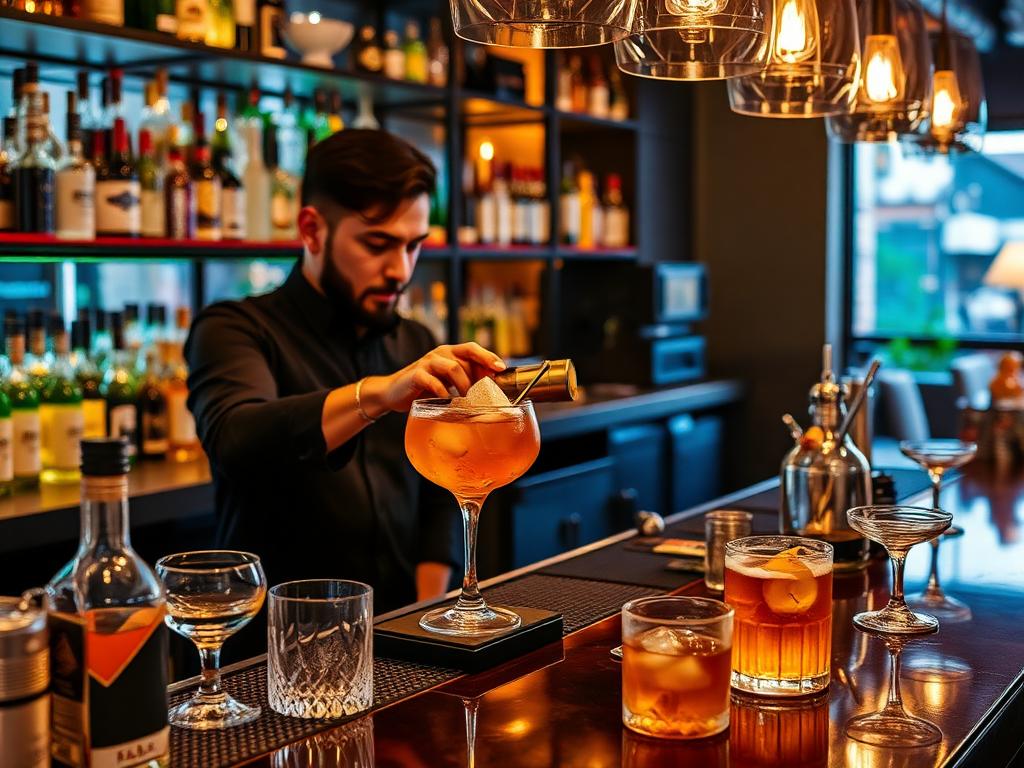 Jaan Bai Work Lounge - Stylish bar area