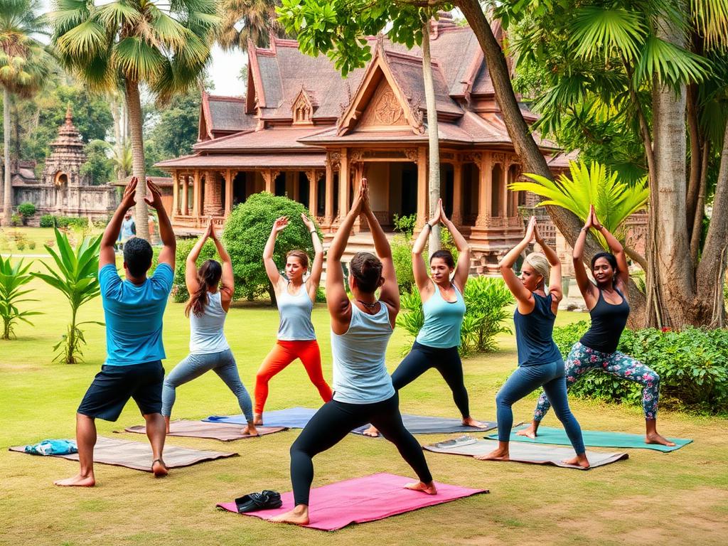 Digital nomad retreat group activity